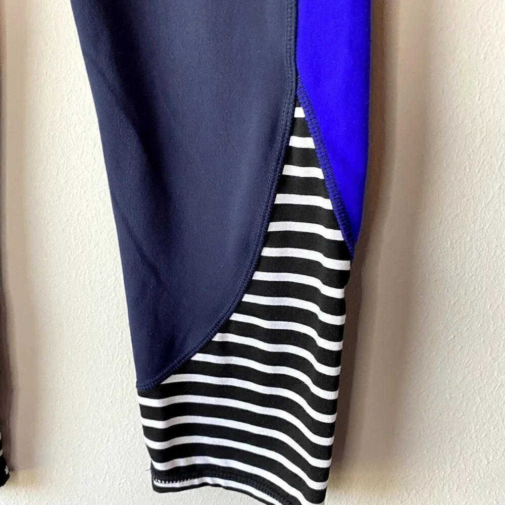 Athleta Colorblock Cropped Leggings S